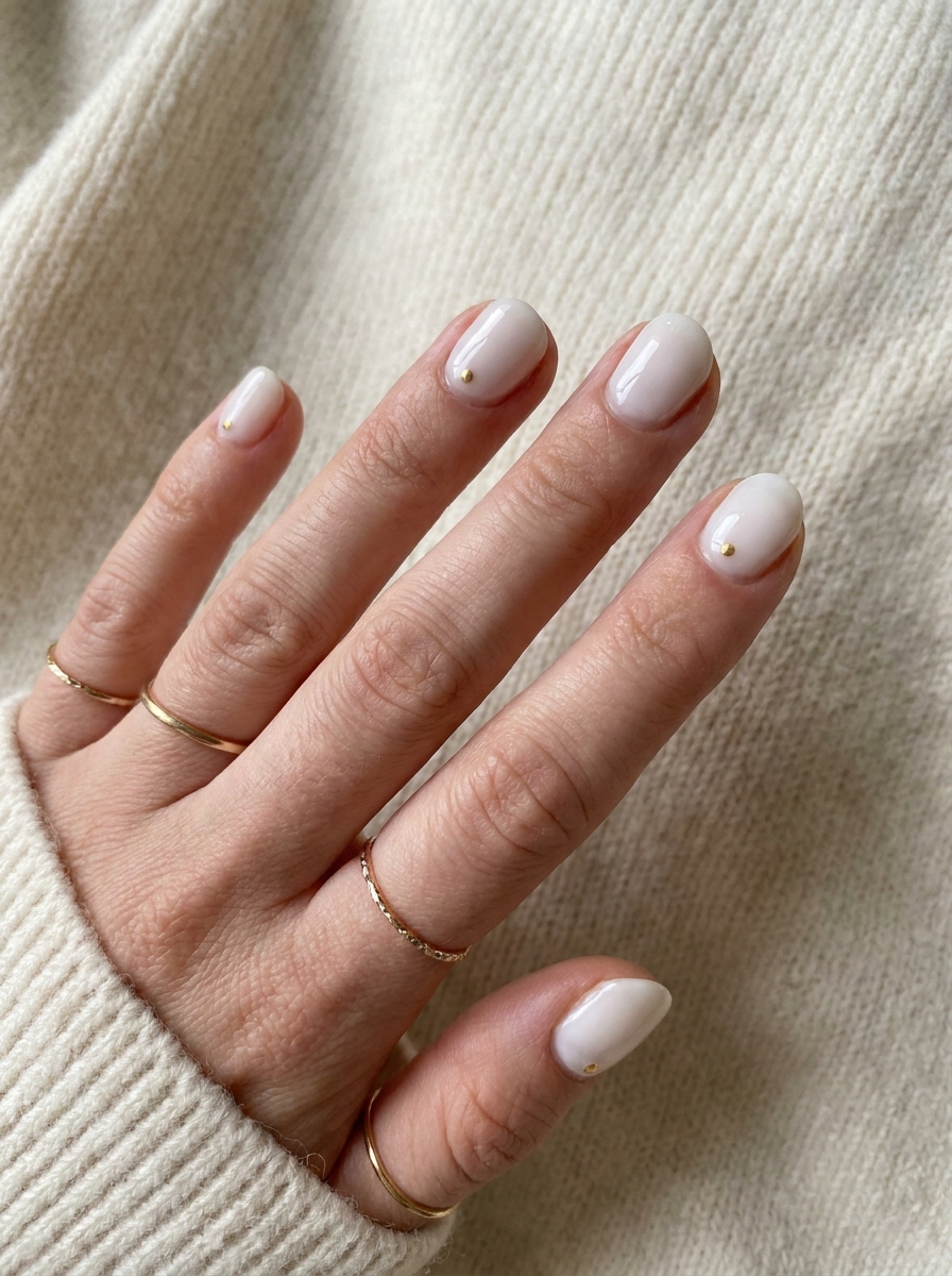 Gold Dot Nails als Goldene Nägel Inspiration 2026